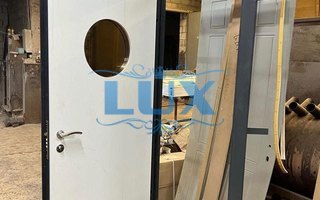 противопожарная стальная дверь, модель ППД - 6 с раздельной ручкой
