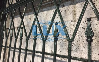 решетчатая дверь вид с боку